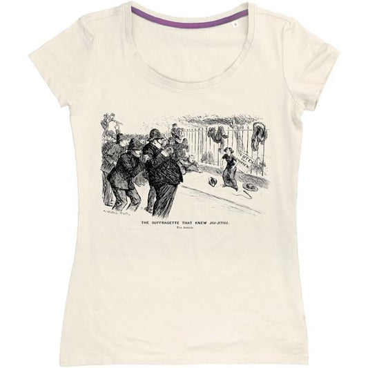 Suffragette Who Knew Jiu-Jitsu Women's Fitted T-shirt